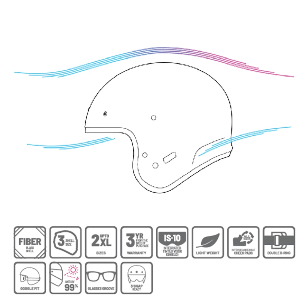 HJC V31 FIRO MC5 Pilot hjelm - Billede 7