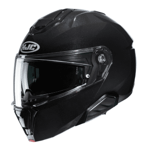 HJC i91 METAL BLACK Flip-up hjelm